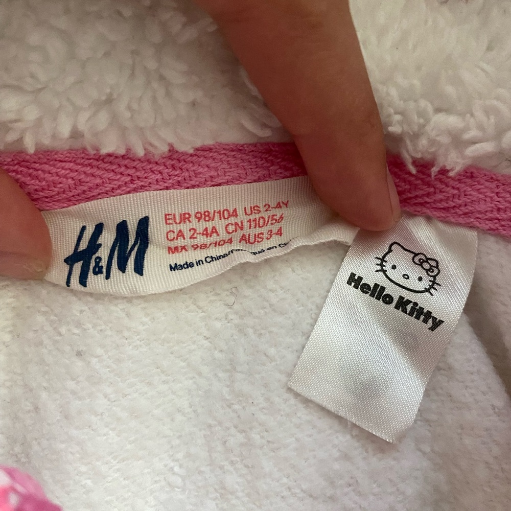 Hello Kitty Toddler Girls Zip-up Hoodie🎀 - Picture 4 of 4